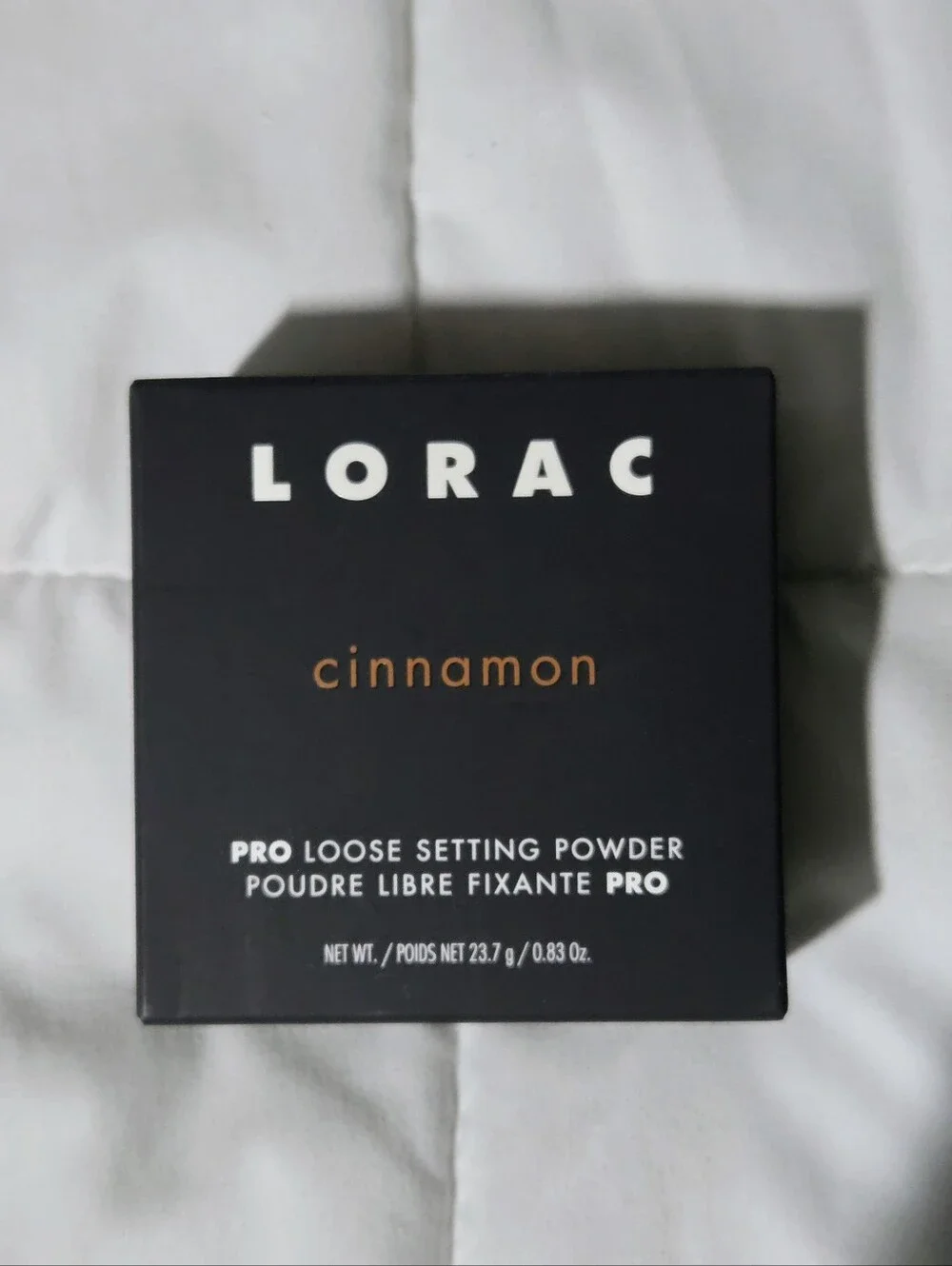 NIB LORAC PRO Loose Setting Powder Cinnamon Full Size 0.83 oz